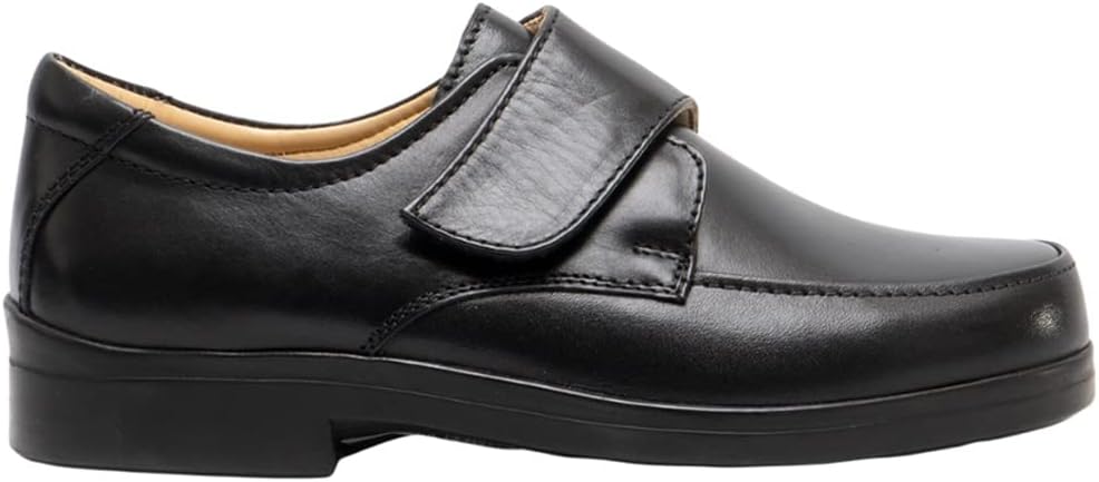 Roamers Mens Extra Wide Fitting Touch Fastening Casual Shoes (14 UK) (Black)
