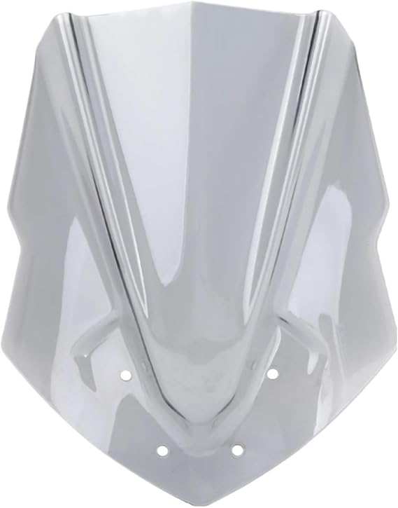 Motorcycle Windscreen Motorcycle Windshield WindScreen For Ya&ma&ha For MT125 2015 2016 2017 2018 2019 MT-125(Gray)