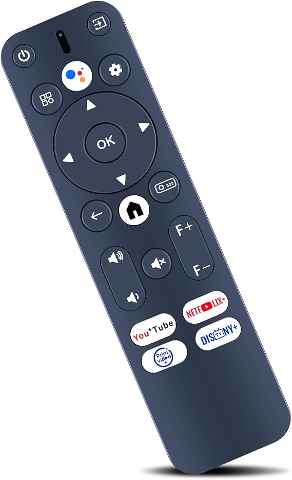 ZWP Replacement Voice Remote Control for WANBO Mozart 1 Pro/M1 PRO, ETOE E3 PRO/Whale Pro Smart Projector, for ZCGIOBN, Nova C40 Poseidon E40 Projector