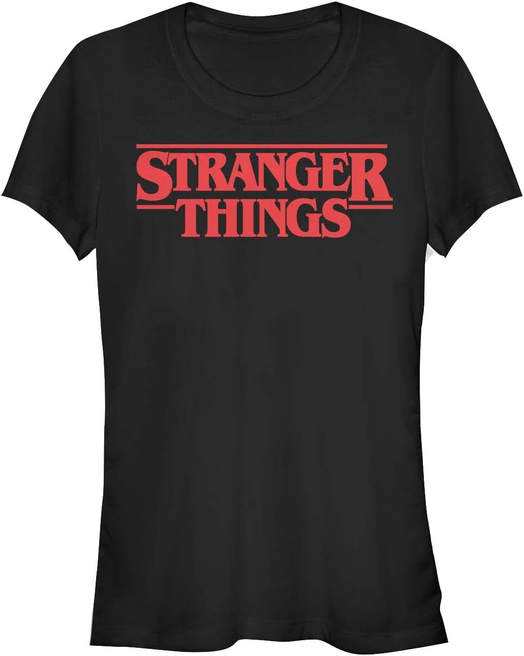 Stranger Things - Stranger Things Written Bicycle Collar T-Shirt Women