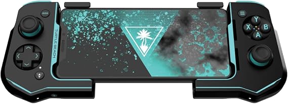 タートルビーチTurtle Beach スマホ コントローラー Xbox Cloud対応 ATOM Bluetooth ブラック ティール 20時間 Android 8.0+ Xbox Cloud GeForce Now Steam Link 国内正規品