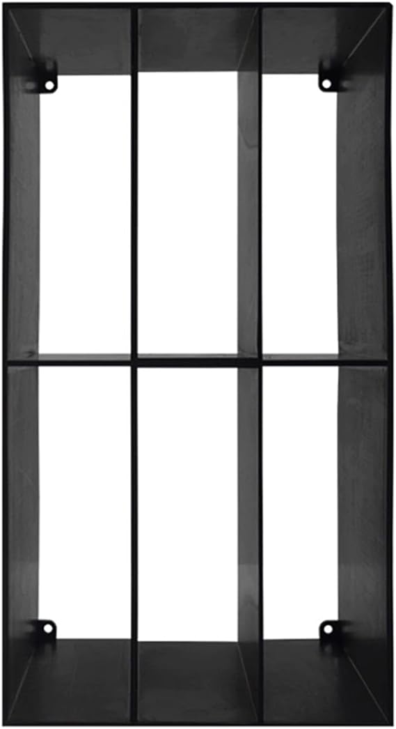 Wall Mounted Hair Color Rack, Hair Color Organizer Rack, Plastic Storage Rack, Hair Organizer Rack for Hair Salon, Black