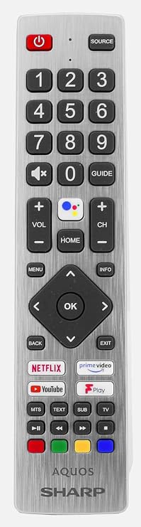 Genuine SHW/RMC/0134 Compatible with Sharp Aquos TV Remote Control 32BI5KA