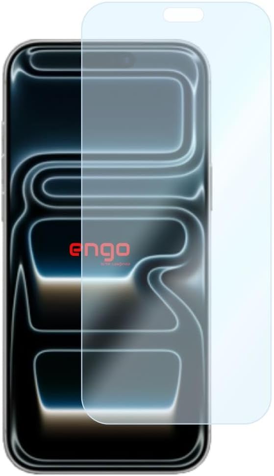 Engo Apple iPhone 17 Pro Max İle Uyumlu Ekran Koruyucu Şeffaf, Dayanıklı Esnek Yapılı Kırılmaz 9h Nano Cam Koruma 6.9 Inç