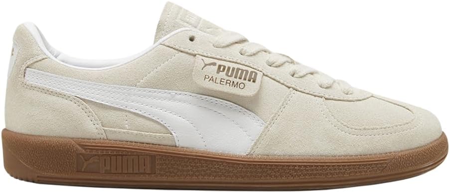Puma メンズ パレルモ 成分 レースアップ スニーカー シューズ カジュアル - グレー