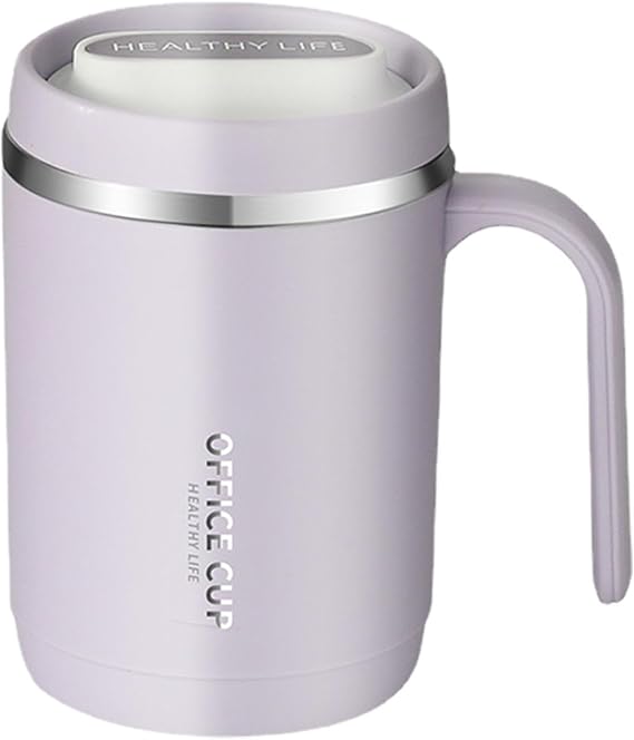 Thermal Travel Coffee Mug - Insulated Cup 500ml - Stainless Steel