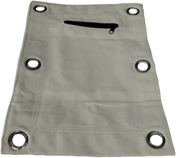 Boxing Training Bag Empty Wall Mounted Canvas White