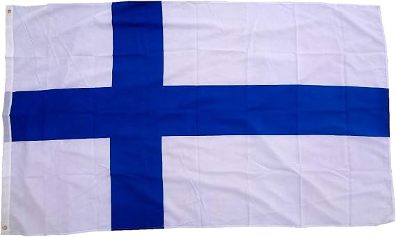 Country National Flag 5ft x 3ft - Finland