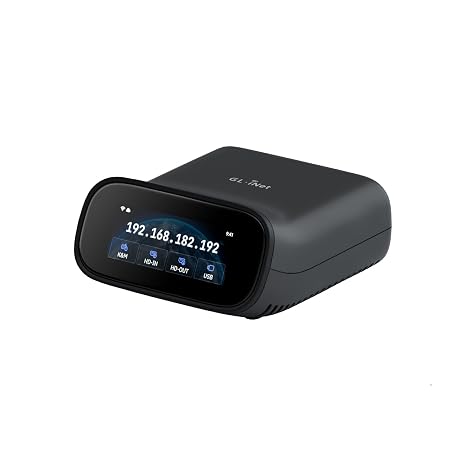 GL.iNet GL-RM10 Comet Pro Wi-Fi 6 KVM Touchscreen 4K Passthrough