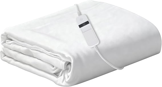 Electric Heated Blanket Single Size - 3 Heat Settings, 3-Hour Auto Shut Off, Machine Washable Underblanket with Digital Control for Bed Warming (Single 140x72cm)
