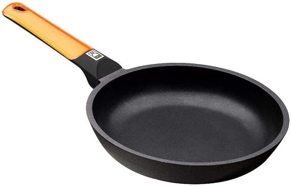 BRA Efficient Orange | 24 cm Frying Pan, Cast Aluminium with Non-Stick