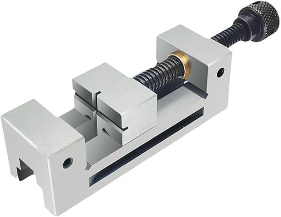 CNC Precision Bench Vise, Forged Steel Right-Angle Design for Grinding, Milling, EDM, Wire Cutting Machines