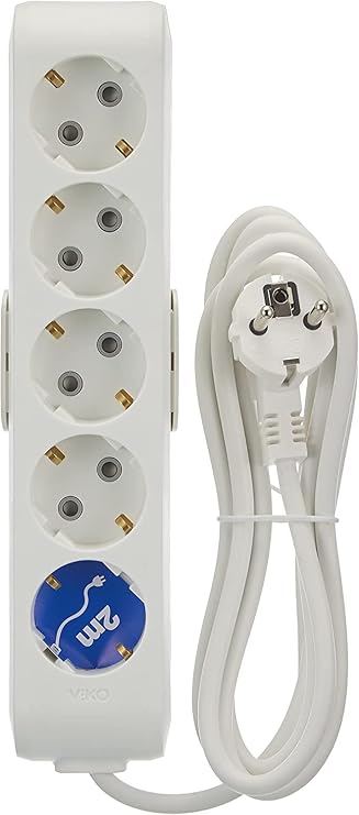 Viko Multi-Let 5li Topraklı Kablolu Ç.K 2mt Priz