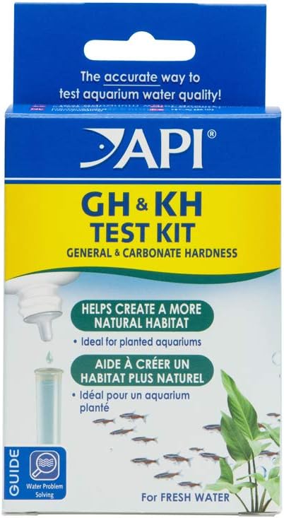 API GH & KH Test Kit for Freshwater Aquariums, 1 Kit