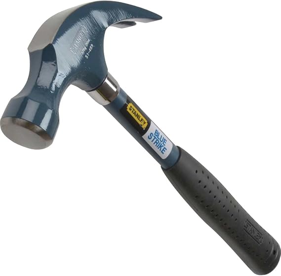 Stanley 1-51-489 Blue Strike Claw Hammer, 20 oz