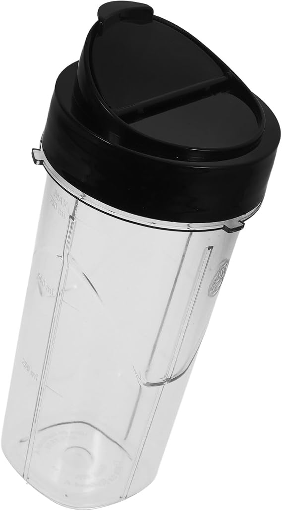 Toyvian Smoothie Cup with Lid 24oz Plastic Replacement Juicer Cup Compatible with Oster Pro 1200w Accessories for Kitchen Blenders and Juicer Repair