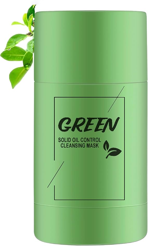 Green Tea Purifying Clay Mask,Face Moisturizes Deep Cleansing Oil Control,Blackhead Remover,Deep Clean Pore,Improves Skin Care for All Skin Types Men Women (Green Tea)