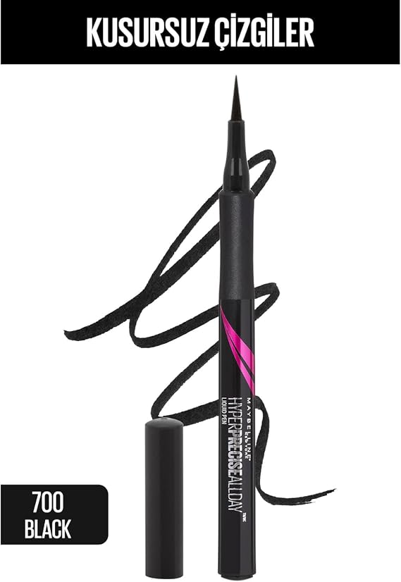 Maybelline New York Hyper Precise All Day Eyeliner - 700 Black (Siyah)