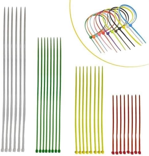 30 Parça Plastik Kablo Kelepçe Seti Kablo Düzenleyici Bağlama Bantları