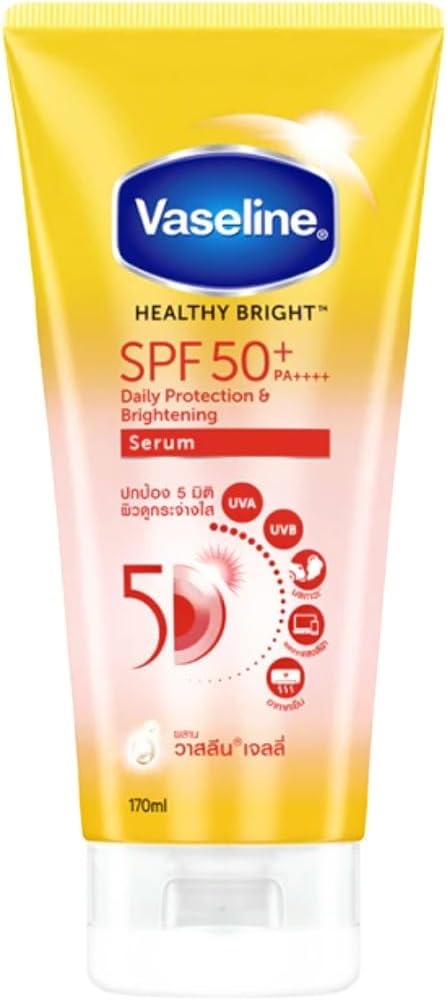 Vaseline Healthy Bright Daily Protection Brightening Serum, SPF50+ PA++++, 170ml