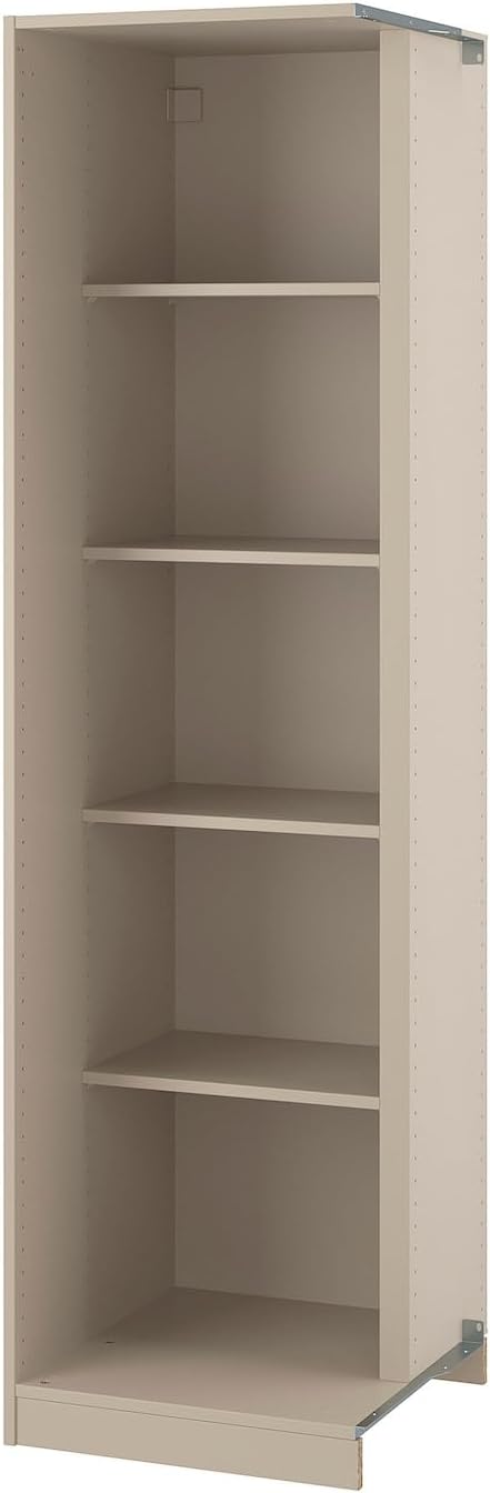 Ek köşe ünitesi, bej, 53x58x201 cm