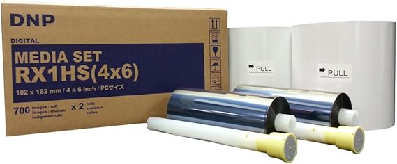 DNP 4x6 Print Media for DS-RX1HS Dye Sub Printer; 1400 Total Prints; 4x6 Paper Size