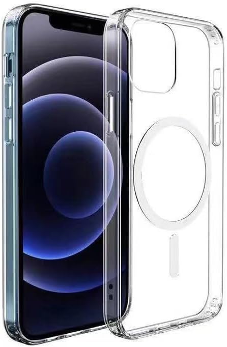 Nanospace Kılıf Apple iPhone 12 Mini için MagSafe Clear Soft Şeffaf