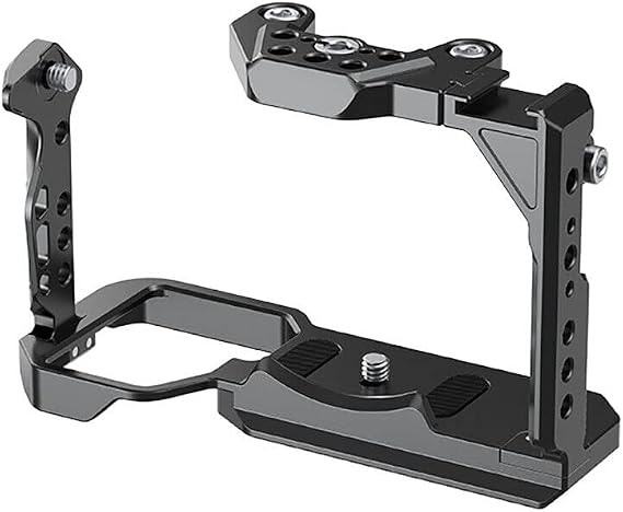 for Sony FX30 FX3 Camera Cage Aluminum Alloy Camera Protective Cage Kit for Sony FX30 FX3 SLR Cameras Black