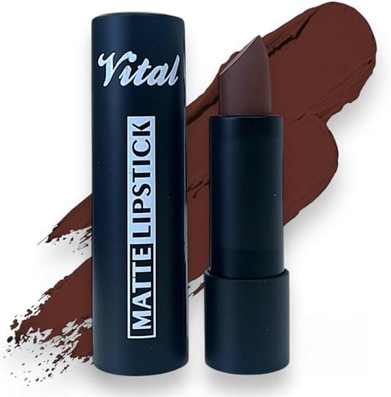Matte Lipstick – 27 Rich Shades – Long-Lasting, Waterproof, Non-Drying Formula (Truffle Cream)