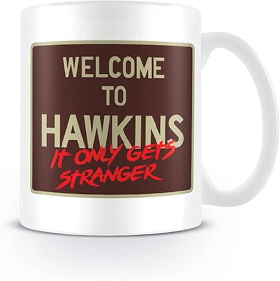 Pyramid International Stranger Things Ceramic Mug with Welcome to Hawkins Logo in Presentation Box - Official Merchandise