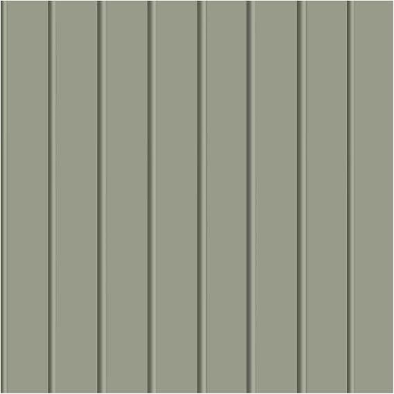YöL Wood Panel Effect Wallpaper Sage Green Vertical Slat Design for Living Room Bedroom Hallway Matt Paper Wall Covering Modern Feature Wall Interior Decor