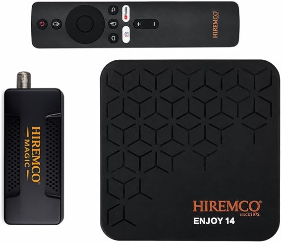 Hiremco Enjoy 14 + Magic USB-A Kurulu Uydu Seti 4K Android TV Box