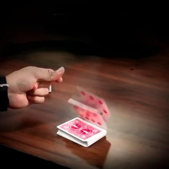 Magic Magic: Blow Hunter Magic Trick Illusion Blows to Find Your Cards Close-Up Magic Prediction