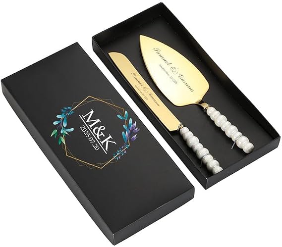 Wedding Cake Knife and Server Set