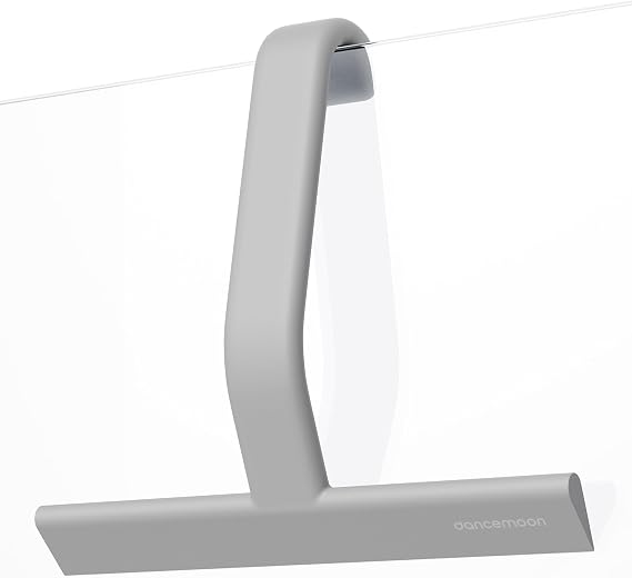 dancemoon JustHang Shower Squeegee with Built-in Hook, 25 cm, Grey