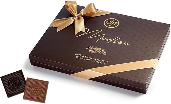 Elit Madlen Çikolata Kahverengi Kutu 375gr Glutensiz