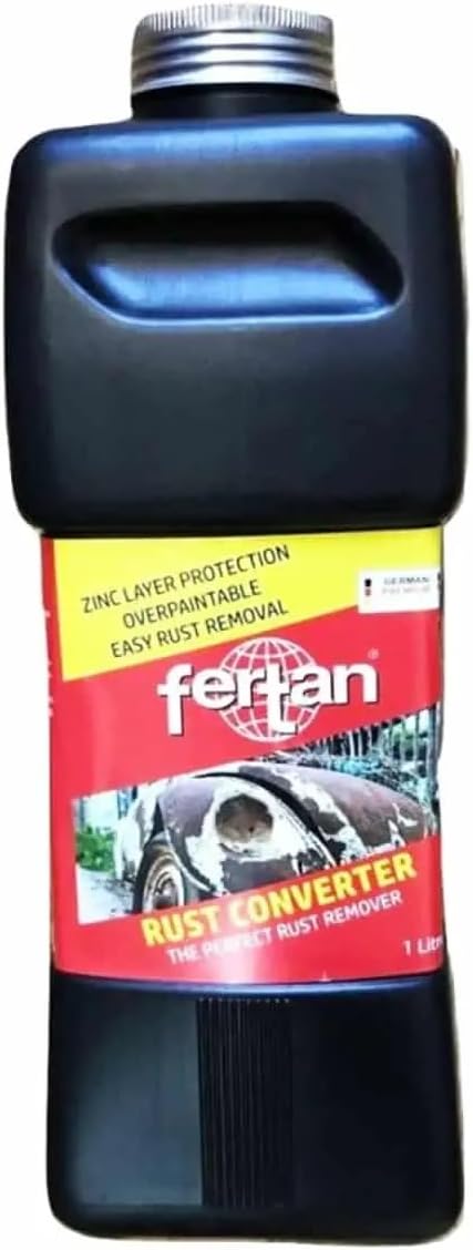 FROST Fertan Converter & Remover 1 Litre – Professional Metal Treatment with Zinc Layer Protection | Converts Corrosion, Prevents Oxidation & Is Fully Overpaintable for Long-Lasting Results