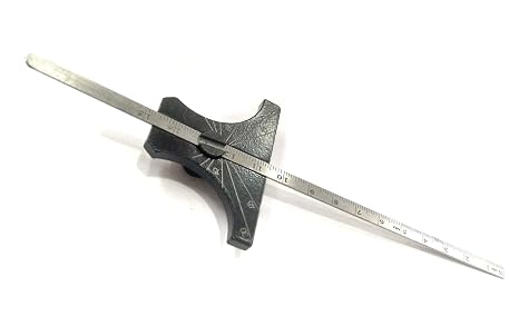 MachEl General DIY Workshop Essential 6" (150 mm) Depth Gauge for Metal & Woodworkers and Machinists