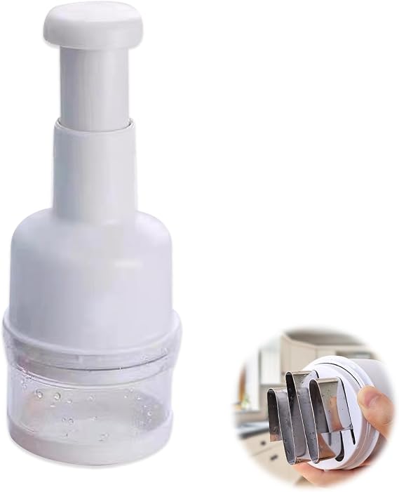 Vegetables Chopper, Manual Hand Food Chopper Dicer, Press Onion Choppers - Save Your Prep Time