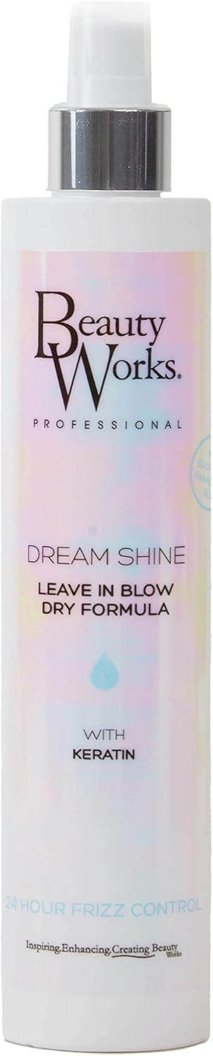 Beauty Works Dream Shine 300ml Leave-In Blow Dry Anti-Frizz Anti-Humidity Spray