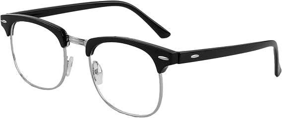 Lightweight Blue Light Blocking Glasses for Men Wmend Computer Reading Eyeglasses Anti-Glare Anti UV Transparent Lens Fatigue Unisex Reading Glasses for Smartphone Screens Computer TV