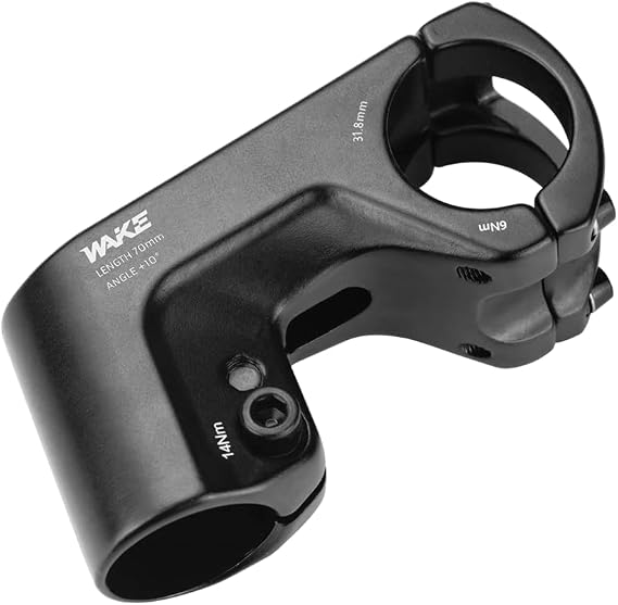 CYSKY 31.8 Stem 70mm 10 Degree MTB Stem Mountain Bike Stem Riser Handlebar Short Stem for Most Bicycle, Road Bike, MTB, BMX, Cycling