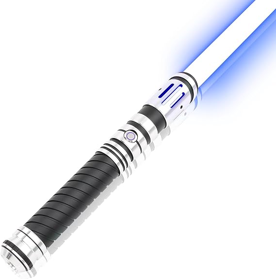 Pro Lightsaber, Motion Control, 12 RGB Colors 16 Sound Fonts,Dueling Light Saber with Tubogas Metal Hilt, Repalceable Blade, Adults Lightsabers Xmas Gift, Cosplay Props (108cm)