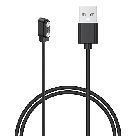 Smart Watch Charger Cable compatible with AEAC, Fitpo lo, GRV, Letscom, Letsfit, Lifebee, Teminice, Tensky, VeryFit, VeryFitPro, Willful, Woneligo, Yamamy, ID205L, ID208BT, IDW13 etc. (USB A 50cm)