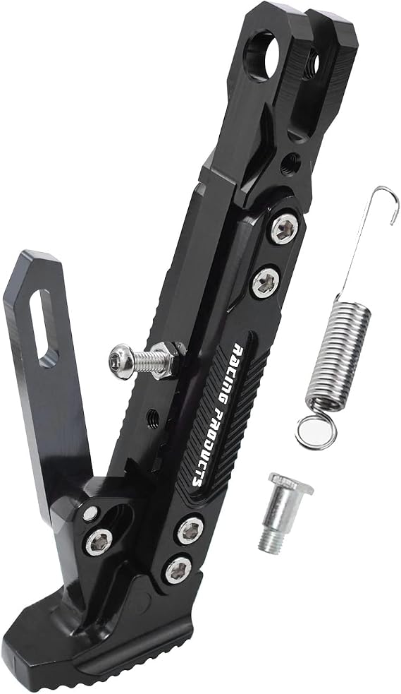 Universal Adjustable Electric Motorcycle Kickstand (Black)