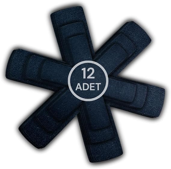 Beylini 12 Li Set Tencere Tava Koruyucu Borcam Çizdirmez Keçe Düzenleyici (Siyah)