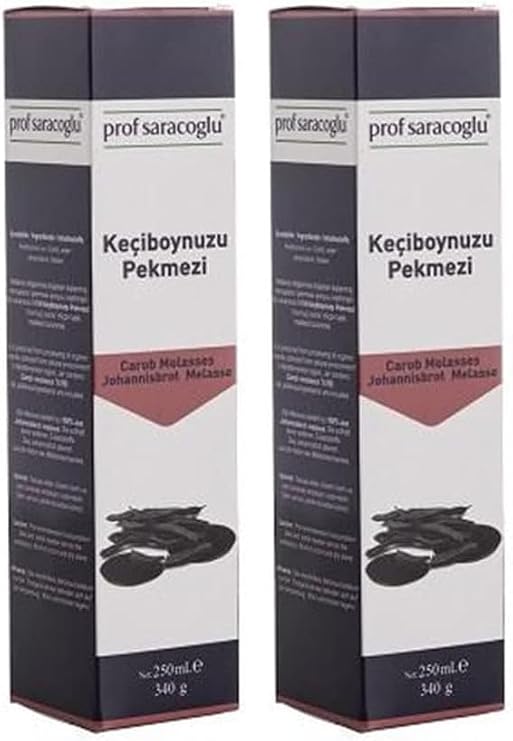 Prof Saracoglu Keçiboynuzu (Harnup) Pekmezi 250ml (2 paketi)