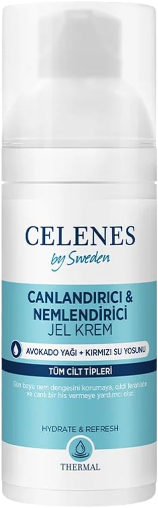 Celenes By Sweden Nemlendirici ve Canlandırıcı Thermal Jel Günlük Bakım Kremi 50 ml