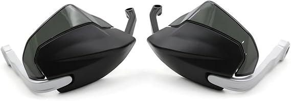Motorcycle Hand Guards Handle Protector Handguard Handlebar Aluminum For Ducati For Multistrada MTS V4 V4S V2 V2S 2021-2025 REOKIP(Black Silvery)