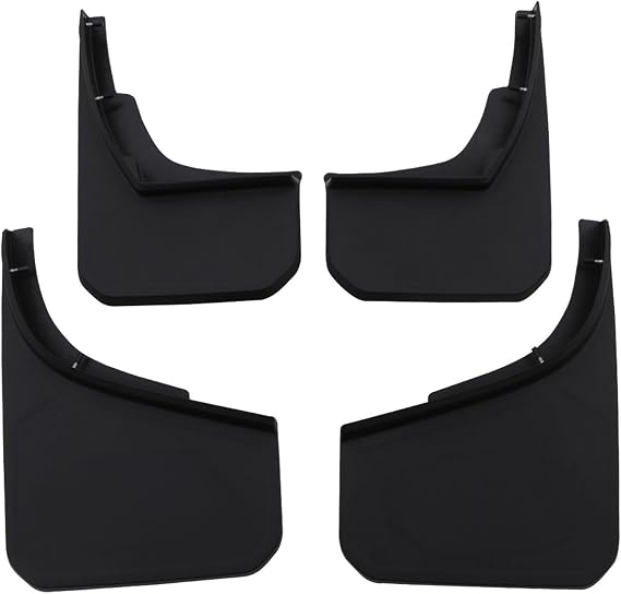 Predator4x4 Mudflaps Kit Front Rear Compatible With Land Rover Defender L663 2020+ 4x Black Splash Guards Replacement Heavy Duty Mud Flaps L+R Set